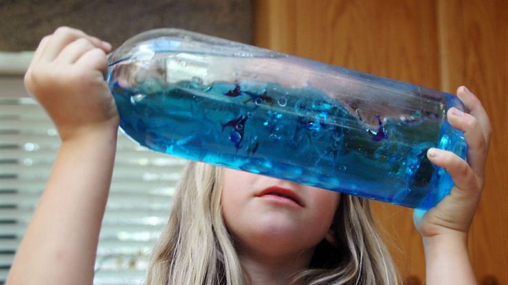 activities for kids: ocean in bottle